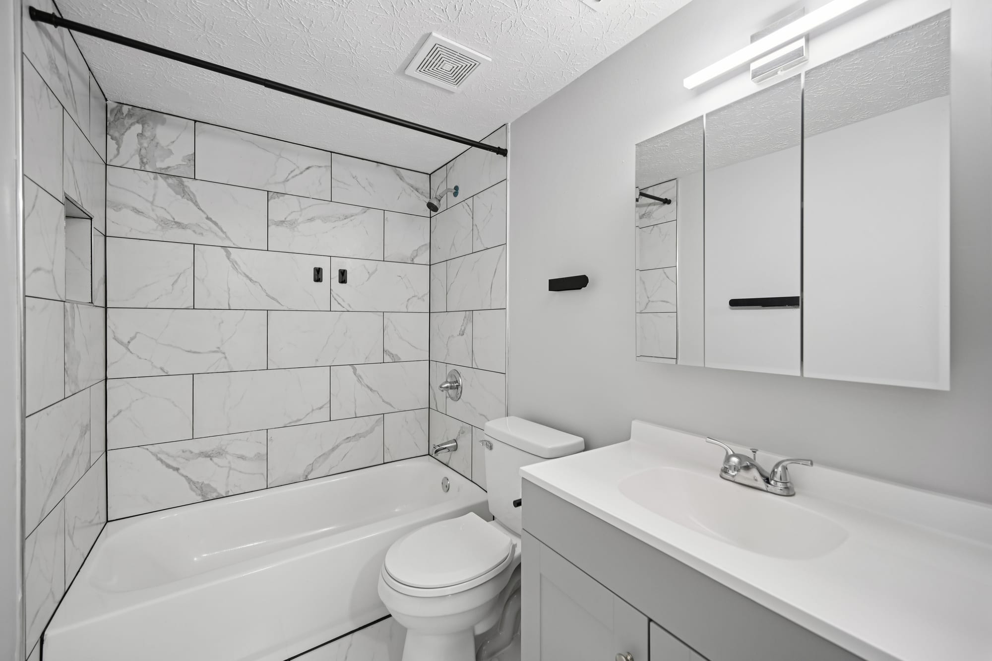 Bathroom — 1 bed / 1 bath apartment at Morse Creek (photo 1)