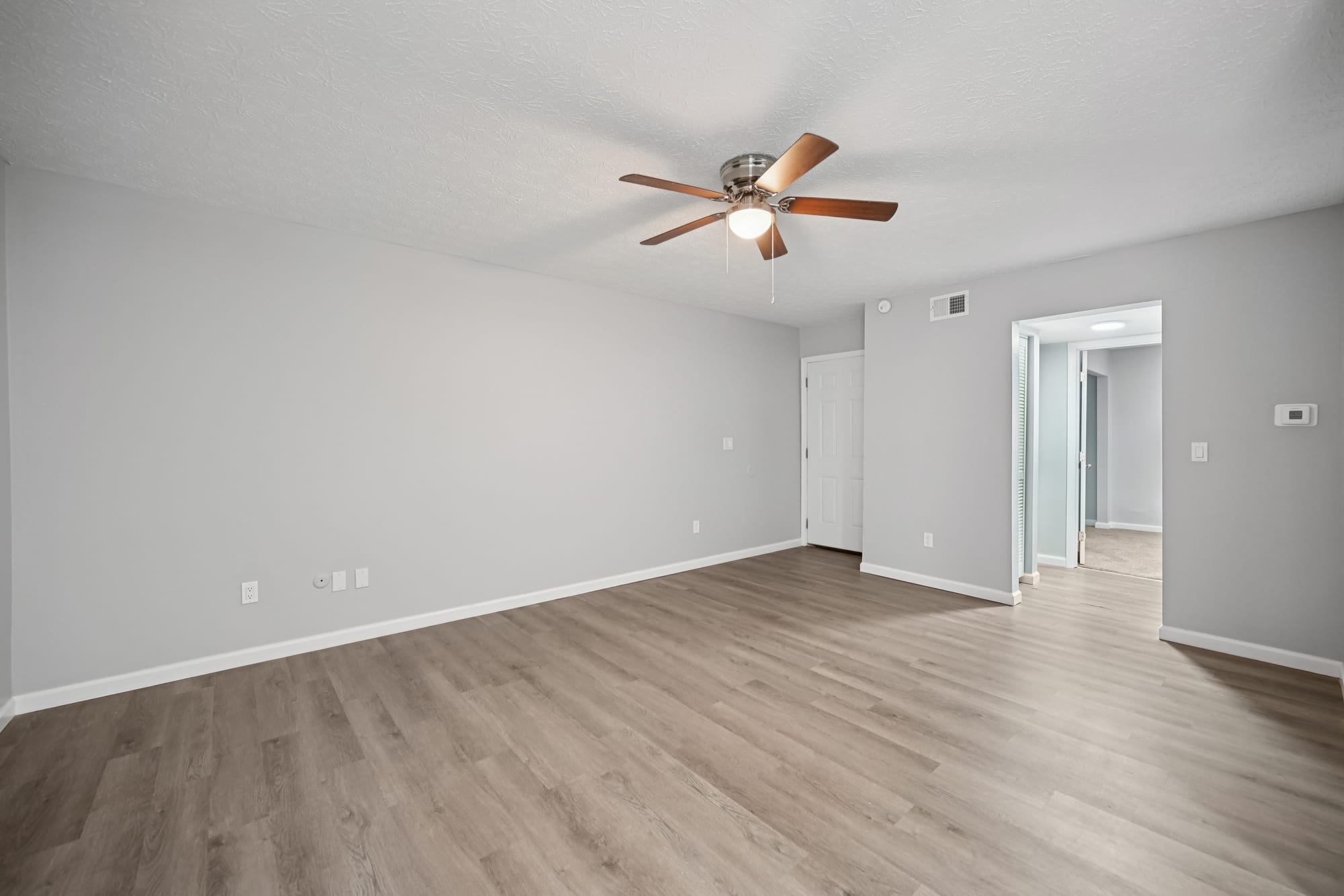 Living Room — 1 bed / 1 bath apartment at Morse Creek (photo 3)