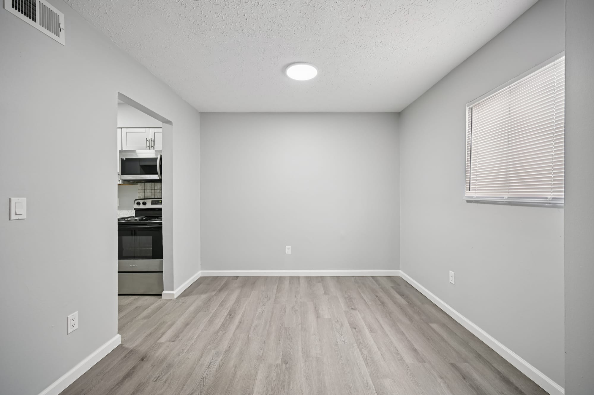 Living Room — 1 bed / 1 bath apartment at Morse Creek (photo 4)