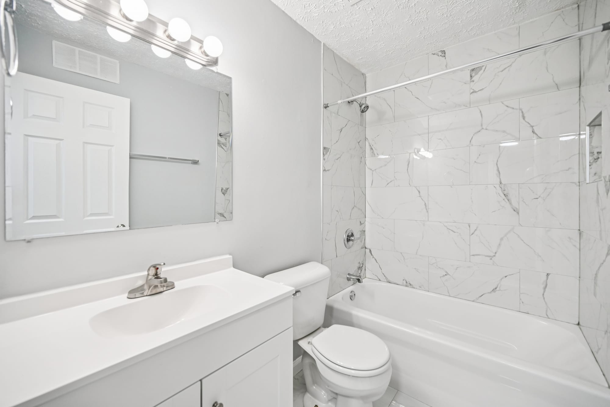 Bathroom — 2 bed / 1 bath apartment at Morse Creek