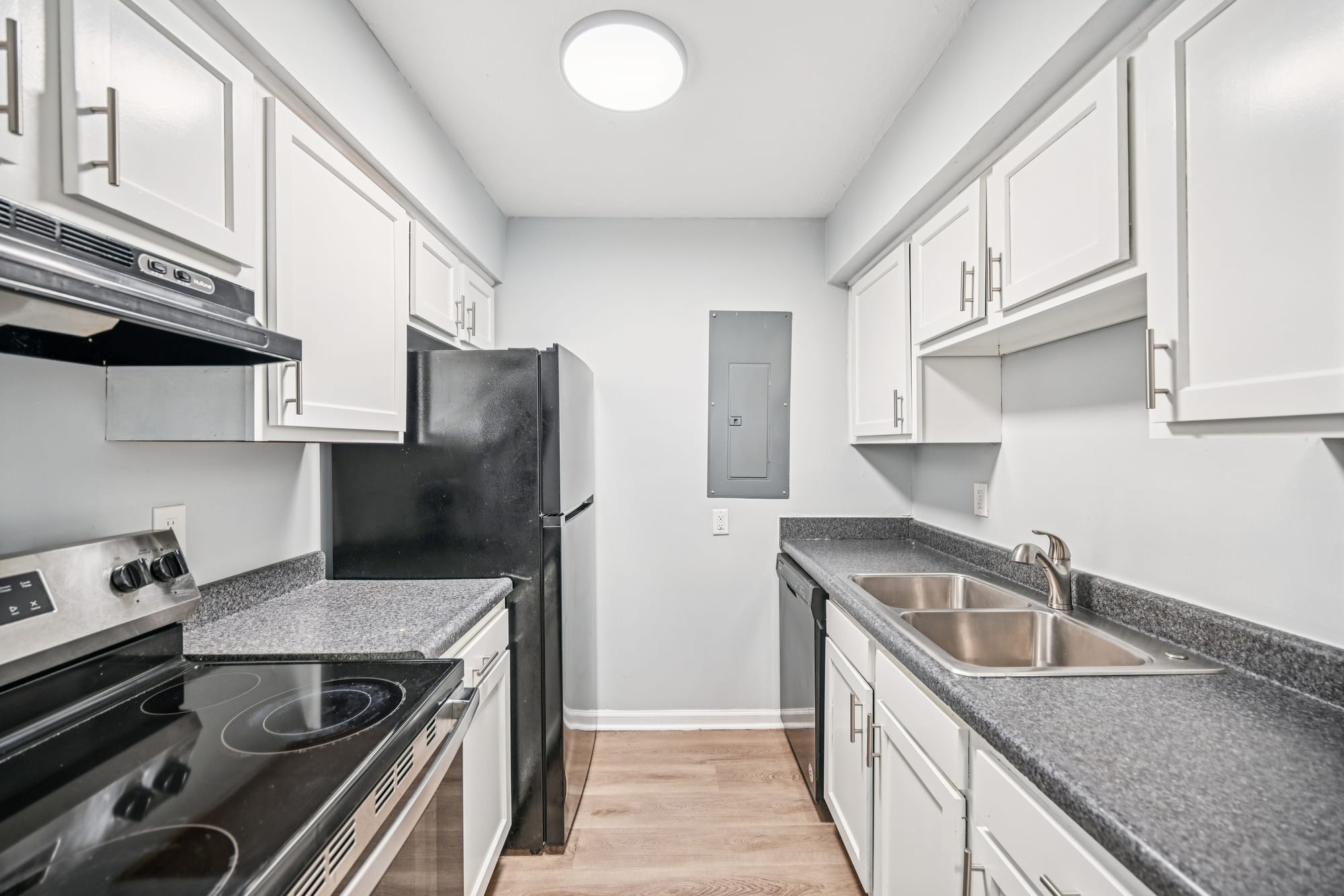 Kitchen — 2 bed / 1 bath apartment at Morse Creek (photo 1)