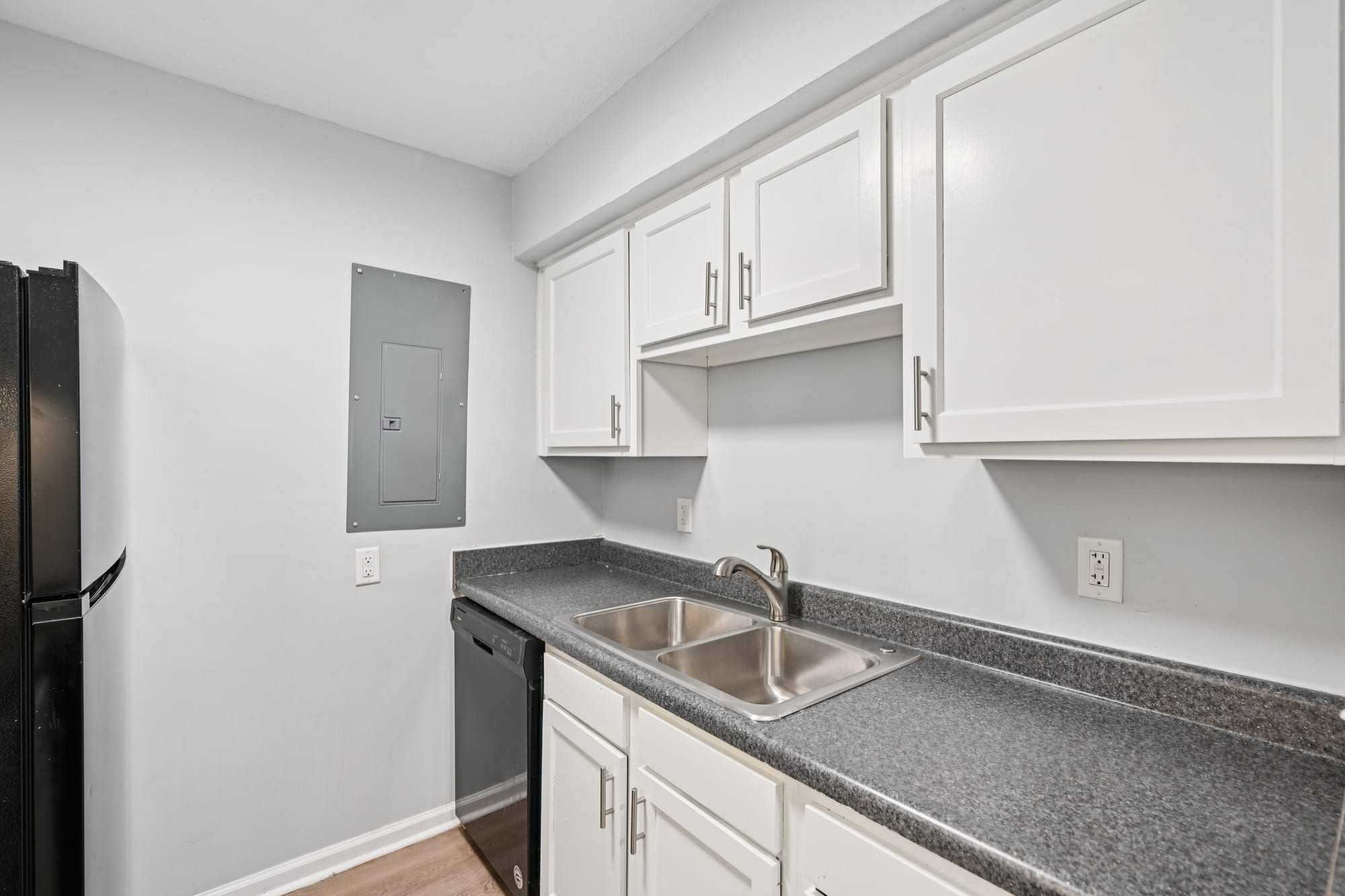 Kitchen — 2 bed / 1 bath apartment at Morse Creek (photo 3)
