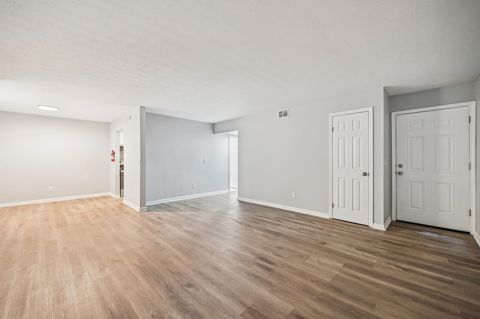 Living Room — 2 bed / 1 bath apartment at Morse Creek (photo 2)