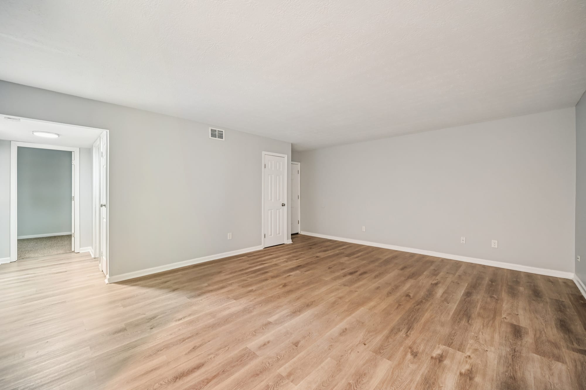 Living Room — 2 bed / 1 bath apartment at Morse Creek (photo 3)