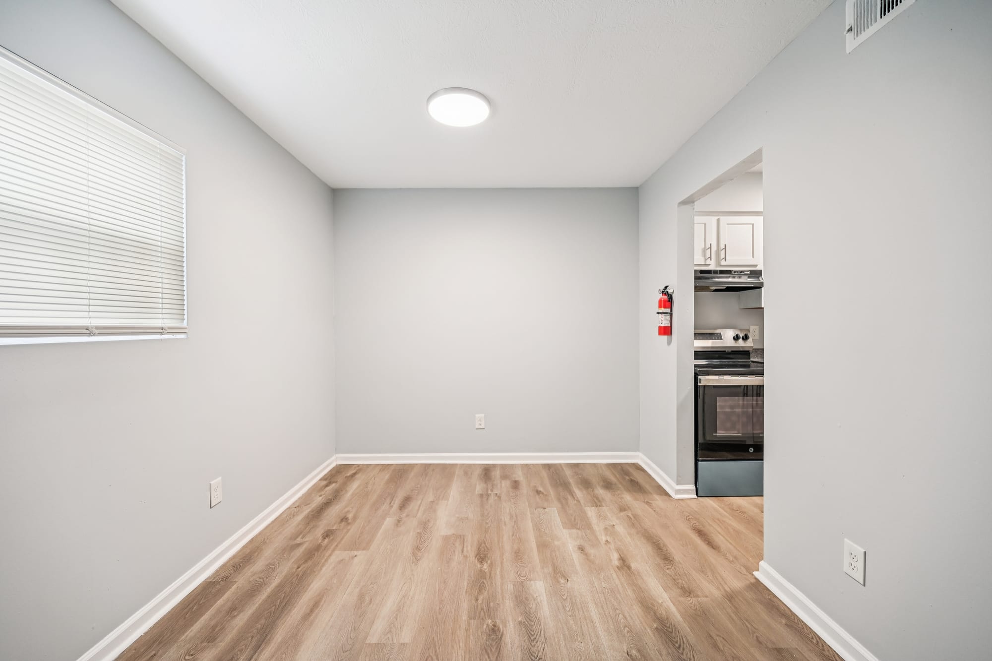 Living Room — 2 bed / 1 bath apartment at Morse Creek (photo 4)