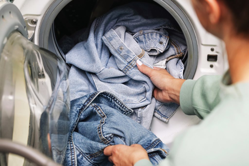 Wash day, close to home at Morse Creek